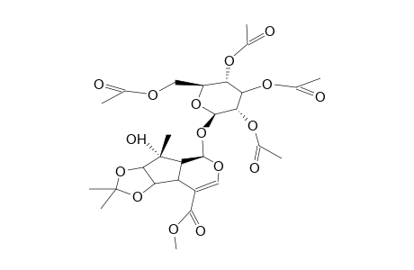 6,7-O-ISOPROPYLIDENE-SCHISMOSIDE TETRAACETATE