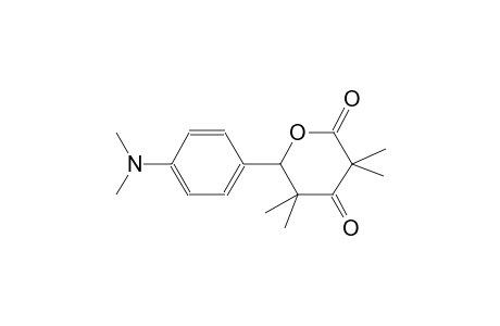 6-[4-(dimethylamino)phenyl]-3,3,5,5-tetramethyldihydro-2H-pyran-2,4(3H)-dione