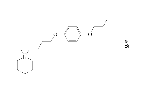 1-ethyl-1-{4-[p-(propyloxy)phenoxy]butyl}piperidinium bromide