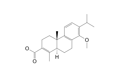 TRIPTININ-A;14-METHOXY-19-(4->3)-ABEO-ABIETA-3,8,11,13-TETRAEN-19-OIC-ACID