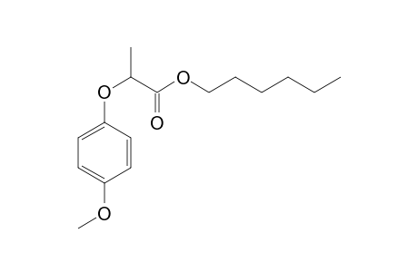 2-(4-methoxyphenoxy)-propanoic acid hexyl ester