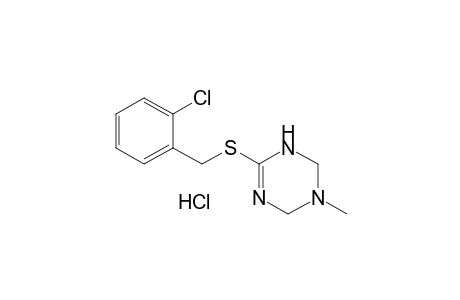6-[(o-chlorobenzyl)thio]-3-methyl-1,2,3,4-tetrahydro-s-triazine, monohydrochloride