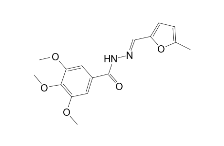 3,4,5-Trimethoxy-N'-[(E)-(5-methyl-2-furyl)methylidene]benzohydrazide