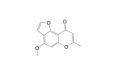 9H-Furo[2,3-f][1]benzopyran-9-one, 4-methoxy-7-methyl-