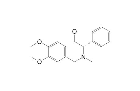 (+)-(2S)-2-[N-(3,4-dimethoxybenzyl)-N-methyl]amino-2-phenylethanol