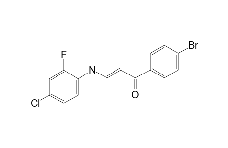 Propenone, 1-(4-bromophenyl)-3-(4-chloro-2-fluorophenylamino)-