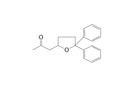 1-(5,5-Diphenyltetrahydro-2-furanyl)acetone
