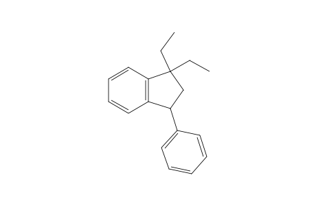 1,1-Diethyl-2,3-dihydro-3-phenyl-1H-indene