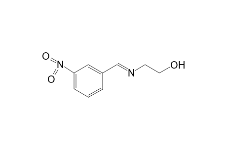 2-[(m-nitrobenzylidene)amino]ethanol