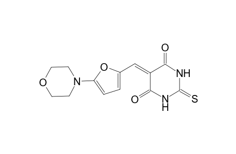 5-([5-(4-Morpholinyl)-2-furyl]methylene)-2-thioxodihydro-4,6(1H,5H)-pyrimidinedione