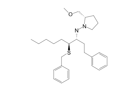 (2S,1R)-{[2(S)-(benzylsulfanyl)-2'-phenylethyl]heptyl}-[2-(methoxymethyl)pyrrolidin-1-yl]amine