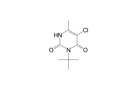 3-tert-butyl-5-chloro-6-methyluracil