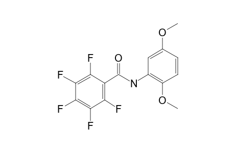 Benzamide, N-(2,5-dimethoxyphenyl)-2,3,4,5,6-pentafluoro-