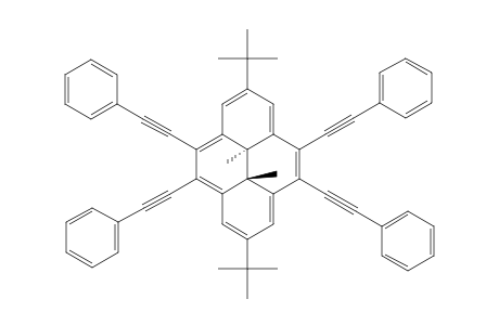 4,5,9,10-TETR-(PHENYLETHYNYL)-2,7-DI-TERT.-BUTYL-TRANS-10B,10C-DIMETHYL-10B,10C-DIHYDROPYRENE