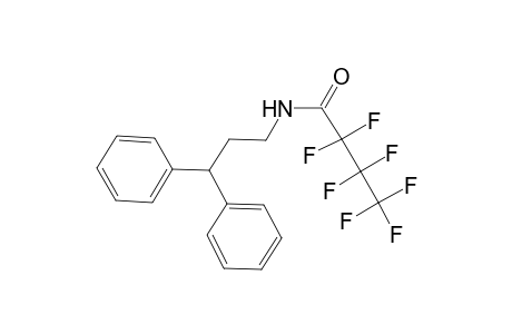 N-(3,3-diphenylpropyl)-2,2,3,3,4,4,4-heptafluorobutanamide