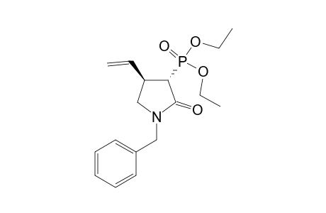 (3S,4R)-1-benzyl-3-diethoxyphosphoryl-4-ethenylpyrrolidin-2-one