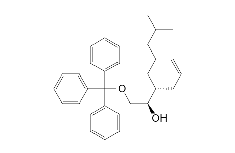 (R*,R*)-3-(4-Methylpentyl)-1-(triphenylmethoxy)-5-hexen-2-ol