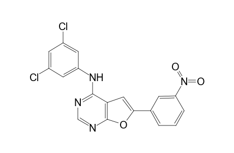 N-(3,5-Dichlorophenyl)-6-(3-nitrophenyl)furo[2,3-d]pyrimidin-4-amine