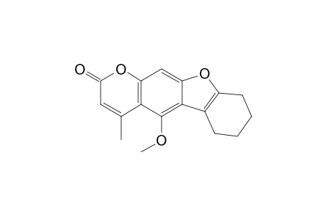 5-Methoxy-4-methyl-6,7,8,9-tetrahydro-[1]benzofuro[3,2-g]chromen-2-one