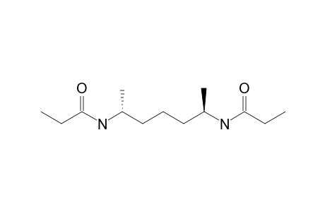 N-[(1R,5R)-1-methyl-5-(propanoylamino)hexyl]propanamide