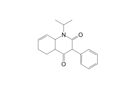 1,2,3,4,4a,5,6,8a-Octahydro-1-isopropyl-3-phenylquinoline-2,4-dione