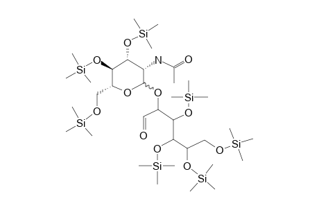 D-Mannose, 2-o-[2-(acetylamino)-2-deoxy-3,4,6-tris-o-(trimethylsilyl)-.beta.-D-glucopyranosyl]-3,4,5,6-tetrakis-o-(trimethylsilyl)-