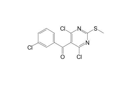 (3-Chlorophenyl)[4,6-dichloro-2-(methylthio)pyrimidin-5-yl]methanone