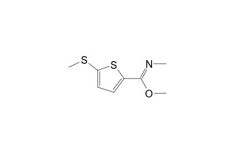 Methyl-N-Methyl-5-methylthiothiophene-2-carboximidate
