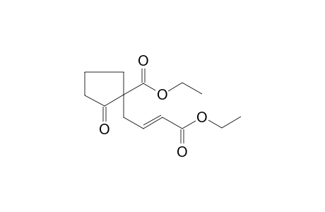 Ethyl 1-[(2E)-4-ethoxy-4-oxo-2-butenyl]-2-oxocyclopentanecarboxylate