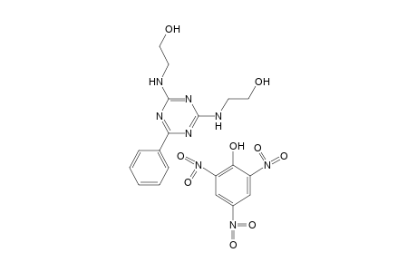 2,2'-[(6-phenyl-s-triazine-2,4-diyl)diimino]diethanol, monopicrate