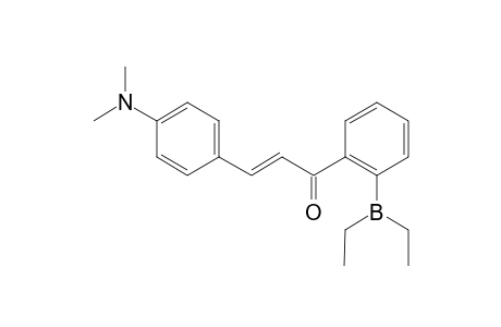 2'-Diethylboryl-4"-dimethylaminochalcone