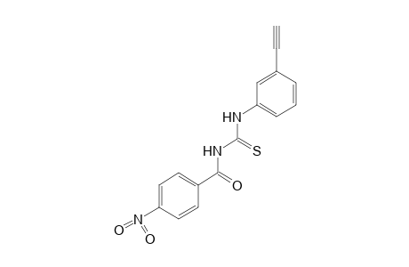 1-(m-ethynylphenyl)-3-(p-nitrobenzoyl)-2-thiourea