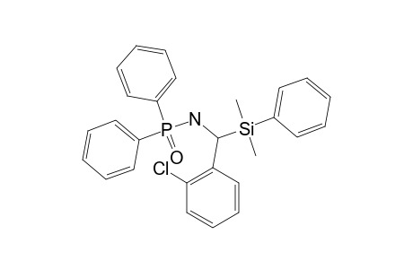 P,P-DIPHENYL-N-(1-DIMETHYLPHENYLSILYL-2-CHLOROPHENYLMETHYLENE)-PHOSPHINIC-AMIDE