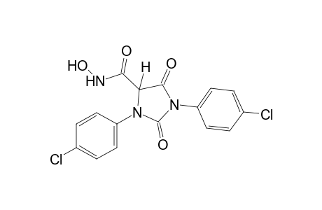 1,3-bis(p-chlorophenyl)-2,5-dioxo-4-imidazolidinecarbohydroxamic acid