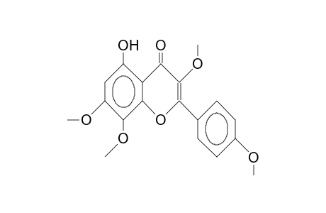 5-Hydroxy-3,7,8,4'-tetramethoxy-flavone
