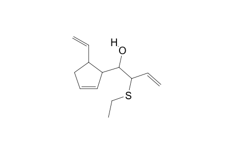 1-(5-ethenyl-1-cyclopent-2-enyl)-2-ethylsulfanylbut-3-en-1-ol