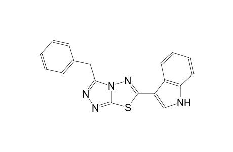 1H-indole, 3-[3-(phenylmethyl)[1,2,4]triazolo[3,4-b][1,3,4]thiadiazol-6-yl]-
