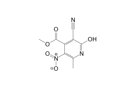 3-CYANO-1,2-DIHYDRO-6-METHYL-5-NITRO-2-OXOISONICOTINIC ACID, METHYL ESTER