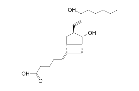 (5Z)-9A-DEOXA-11-DEOXY-11BETA-(3'-HYDROXY-1'-OCTYNYL)-12ALPHA-HYDROXY-13,14,15,16,17,18,19,20-OCTANORPROSTAGLANDIN I2