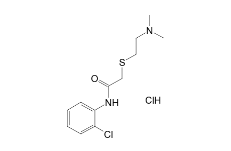 2'-chloro-2-{[2-(dimethylamino)ethyl]thio}acetanilide, monohydrochloride