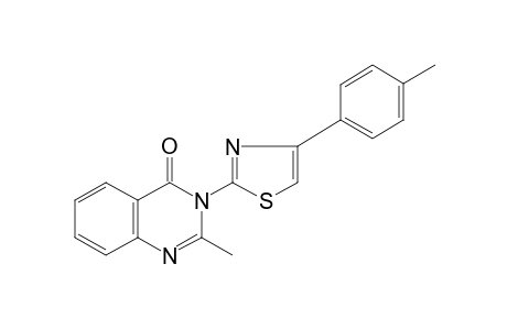 2-methyl-3-(4-p-tolyl-2-thiazolyl)-4(3H)-quinazolinone