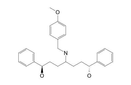 (1R,7R)-(+)-1,7-diphenyl-4-[N-((4-methoxyphenyl)methyl)amino]heptane-1,7-diol