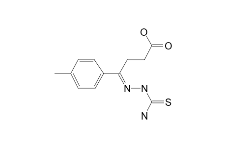 Butanoic acid, 4-(4-methylphenyl)-4-oxo-, thiosemicarbazone