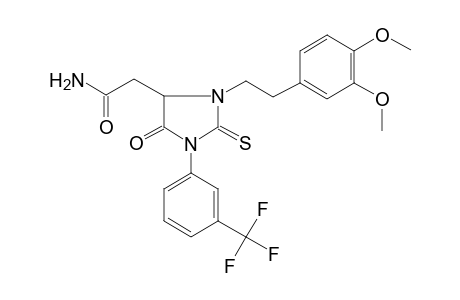 2-[3-homoveratryl-5-keto-2-thioxo-1-[3-(trifluoromethyl)phenyl]imidazolidin-4-yl]acetamide