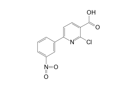 2-chloro-6-(m-nitrophenyl)nicotinic acid