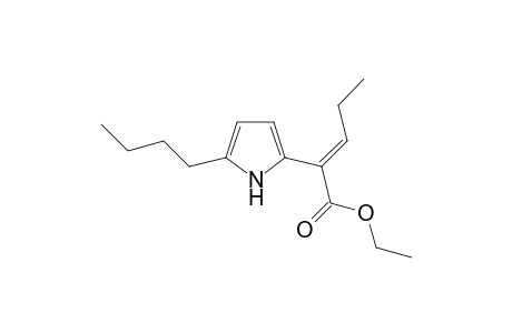 (E)-ethyl 2-(5-butyl-1H-pyrrol-2-yl)pent-2-enoate