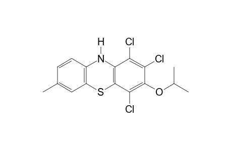 3-isopropoxy-7-methyl-1,2,4-trichlorophenothiazine