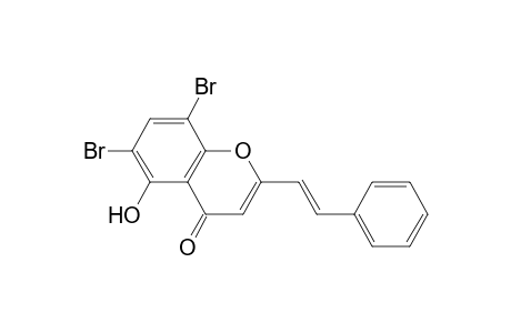 6,8-DIBROMO-5-HYDROXY-2-STYRYLCHROMONE