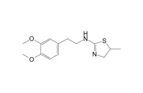 2-Thiazolamine, N-[2-(3,4-dimethoxyphenyl)ethyl]-4,5-dihydro-5-methyl-