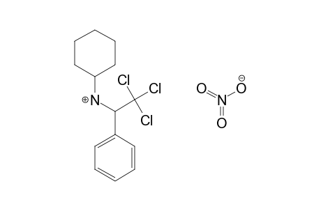 N-CYCLOHEXYL-alpha-(TRICHLOROMETHYL)BENZYLAMINE, NITRATE